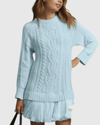 Women's Elegant Winter Sweater Dress | Mini