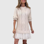 Women's Elegant Winter Sweater Dress | Mini