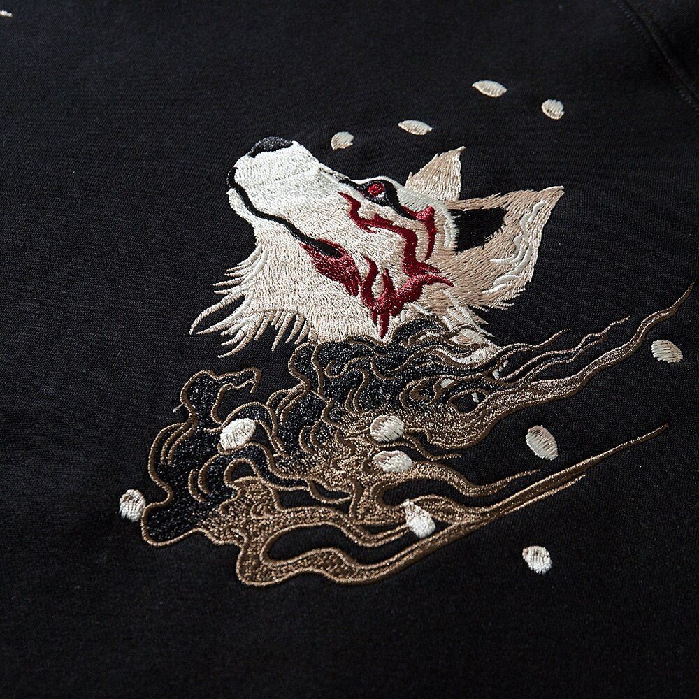 Men's Streetwear Oversized Black Hoodie | Graphic