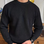 Men's Knitted Long Sleeve Sweater | Winter