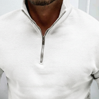 Men’s Minimal Quarter Zip Sweater | Stand Collar
