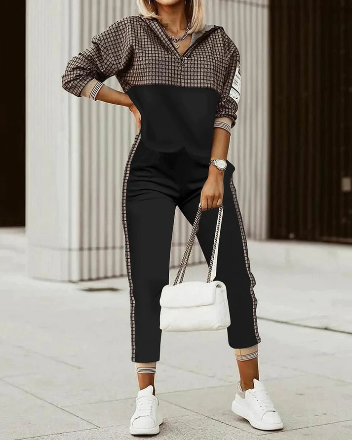 Women's Stylish Geometric-Print Set | Casual