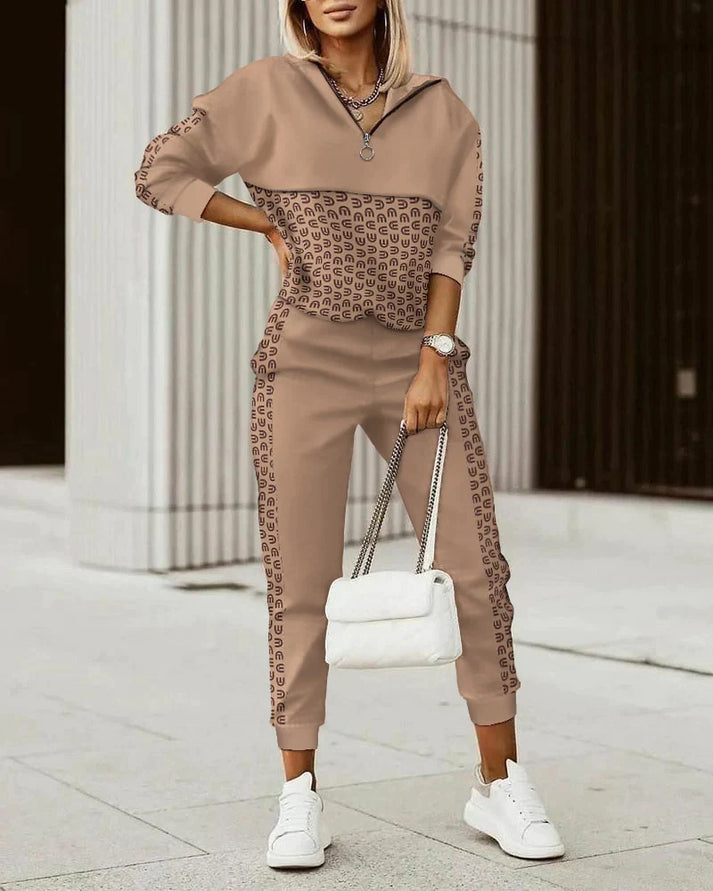 Women's Stylish Geometric-Print Set | Casual