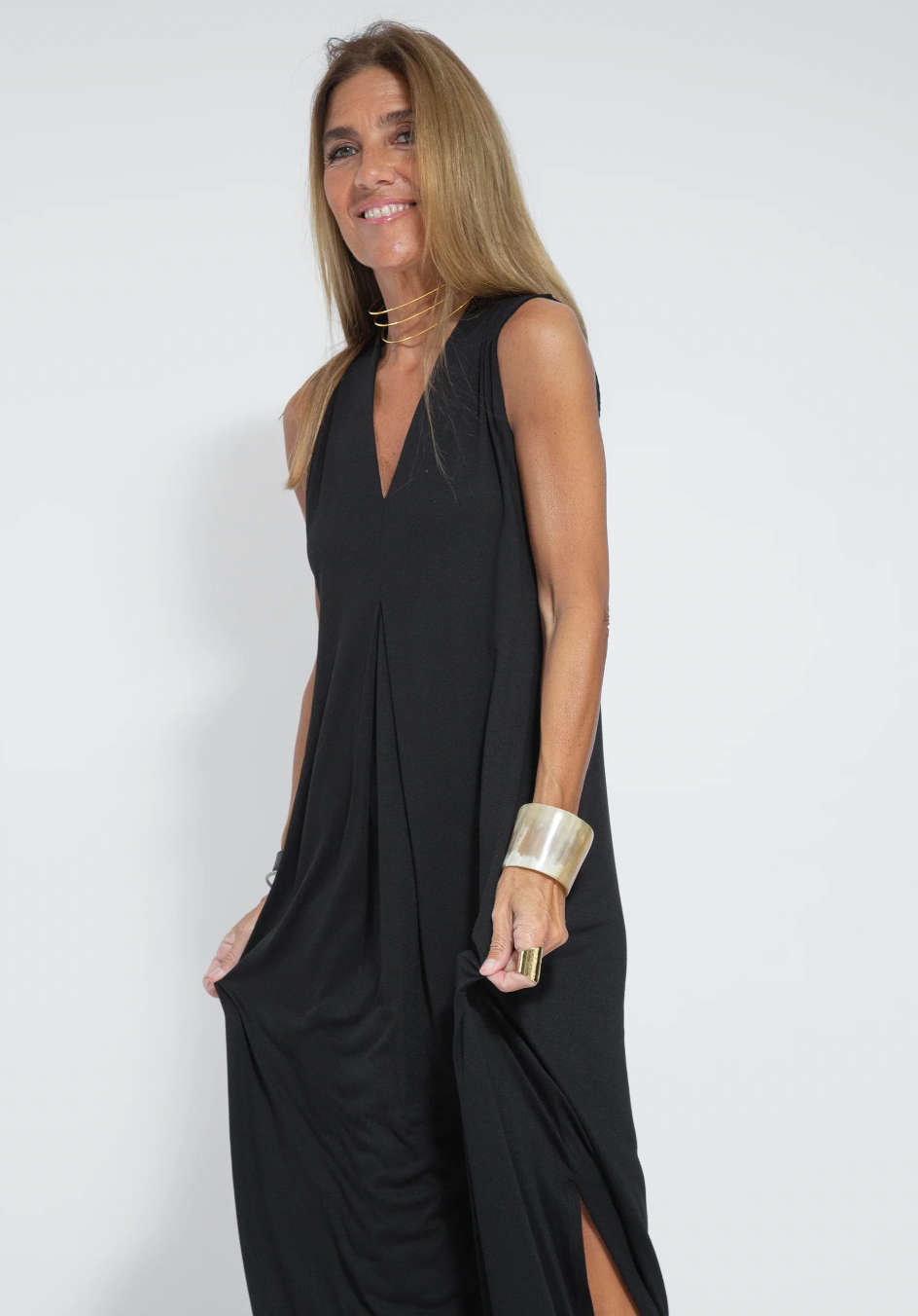 Women's Elegant Maxi Dress and Cardigan Set | Two Piece