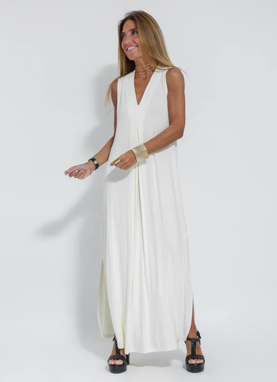 Women's Elegant Maxi Dress and Cardigan Set | Two Piece