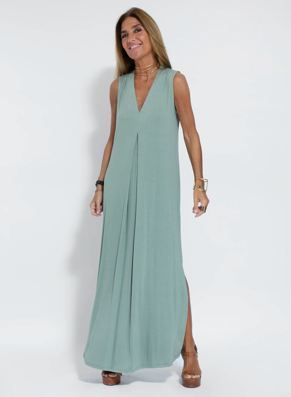 Women's Elegant Maxi Dress and Cardigan Set | Two Piece