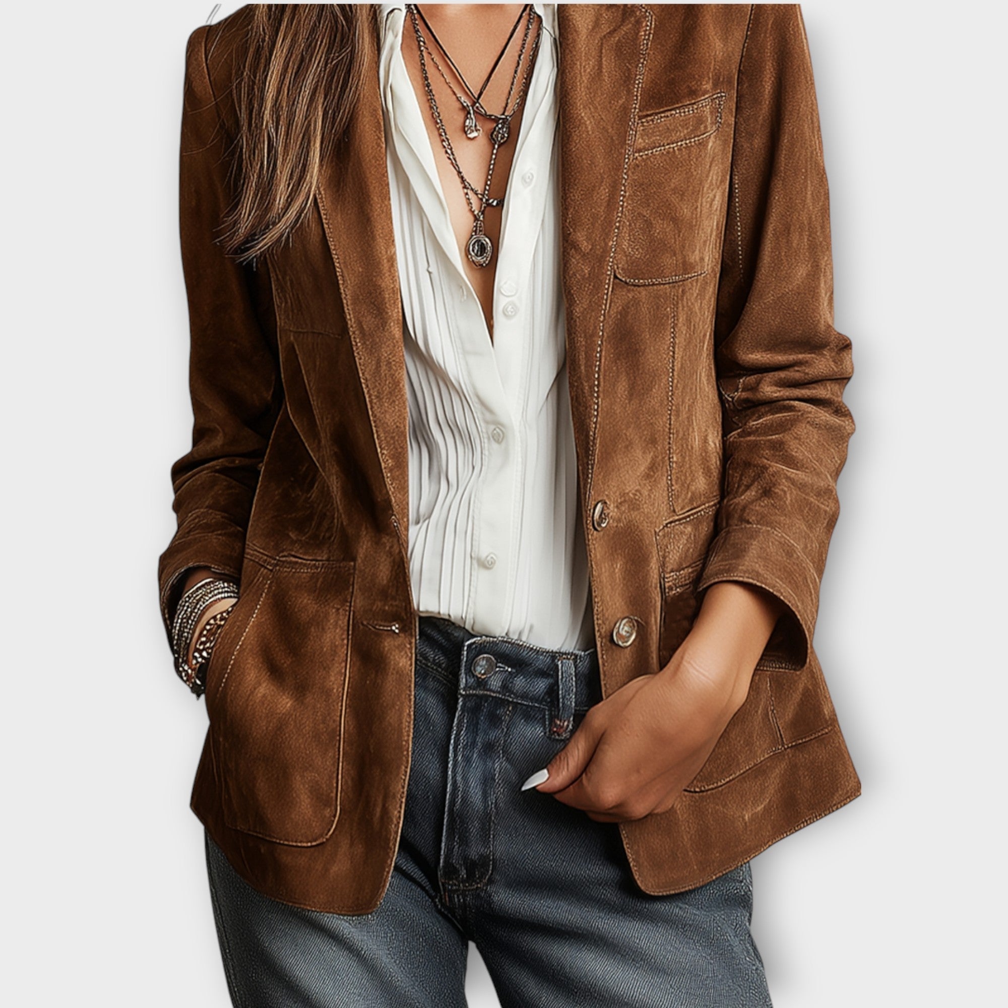 Women's Elegant Vintage Blazer | Fall