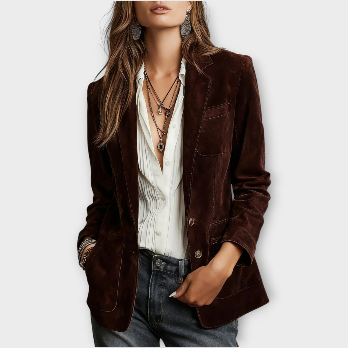Women's Elegant Vintage Blazer | Fall