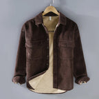 Men's Collar Long Sleeve Button Up Jacket | Casual