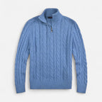 Men’s Winter Knit Quarter Zip Sweater | Long Sleeve