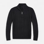 Men’s Winter Knit Quarter Zip Sweater | Long Sleeve