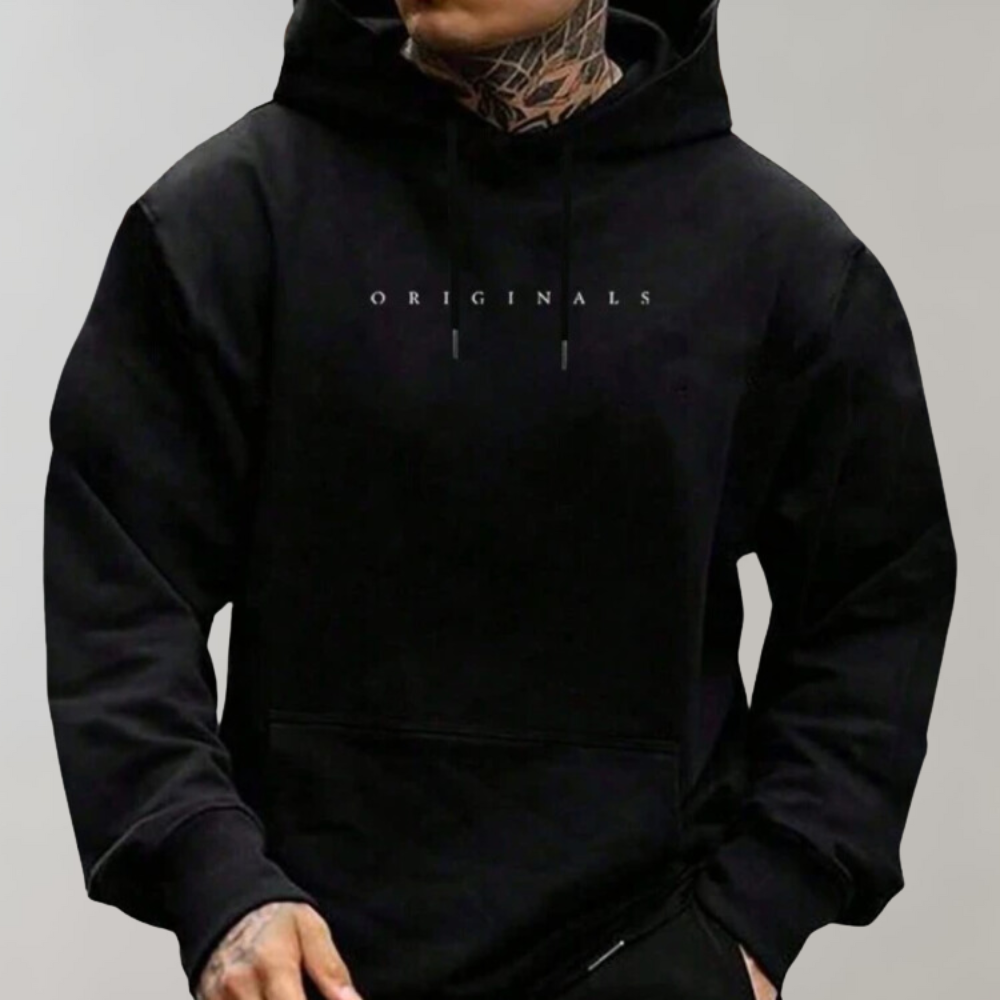 Men’s Long Sleeve Streetwear Printed Hoodie | Winter