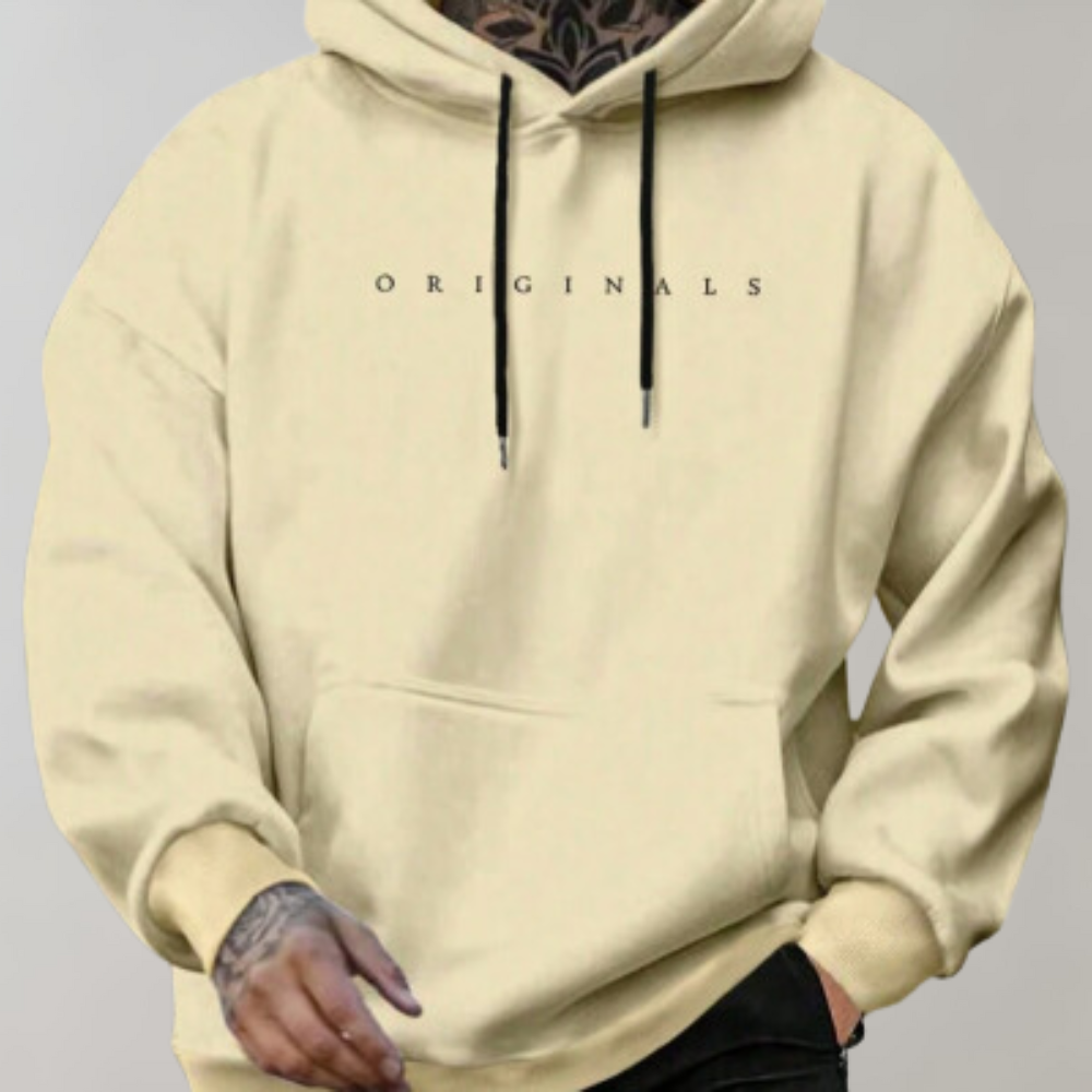 Men’s Long Sleeve Streetwear Printed Hoodie | Winter
