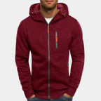 Men's Long Sleeve Winter Streetwear Hoodie | Zip Up