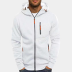 Men's Long Sleeve Winter Streetwear Hoodie | Zip Up