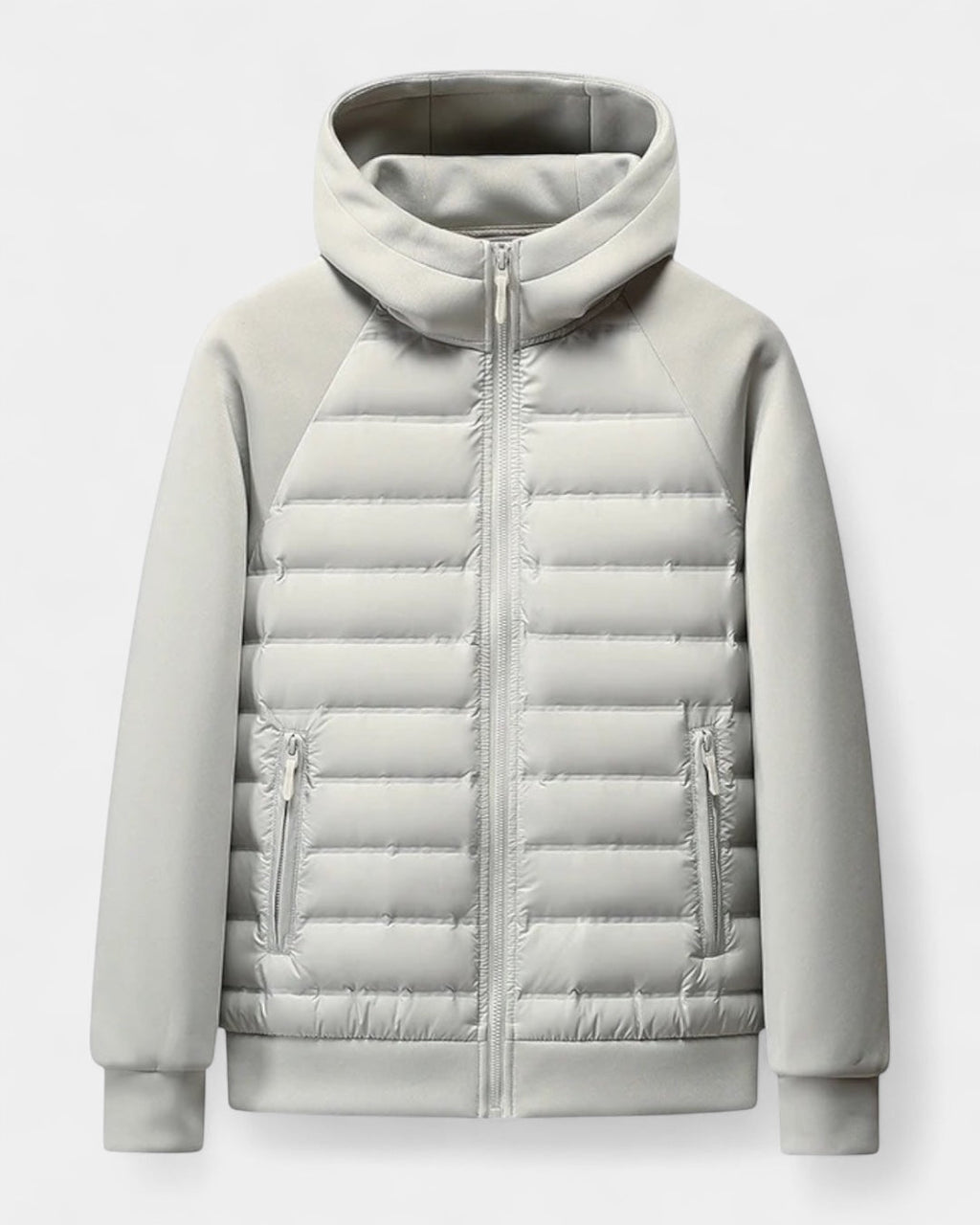 Men's Hooded Quilted Jacket | Hybrid