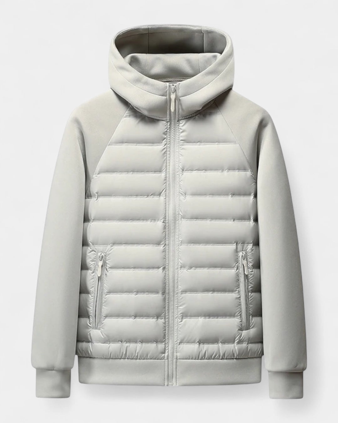 Men's Hooded Quilted Jacket | Hybrid