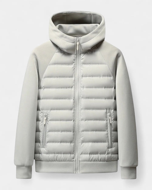 Men's Hooded Quilted Jacket | Hybrid