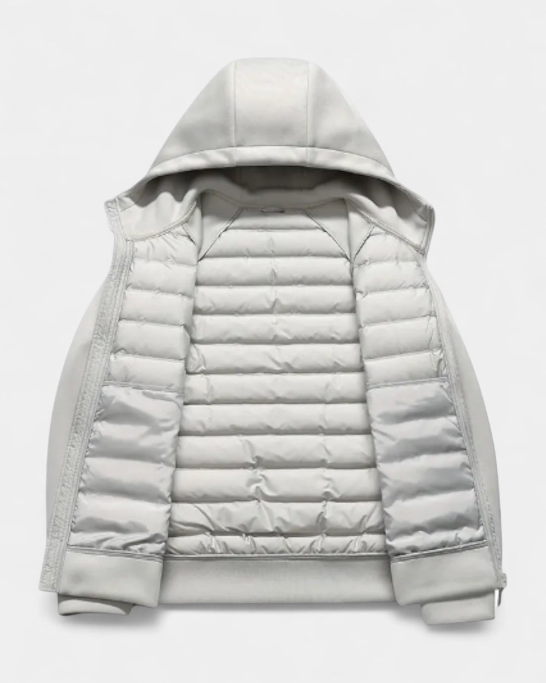 Men's Hooded Quilted Jacket | Hybrid