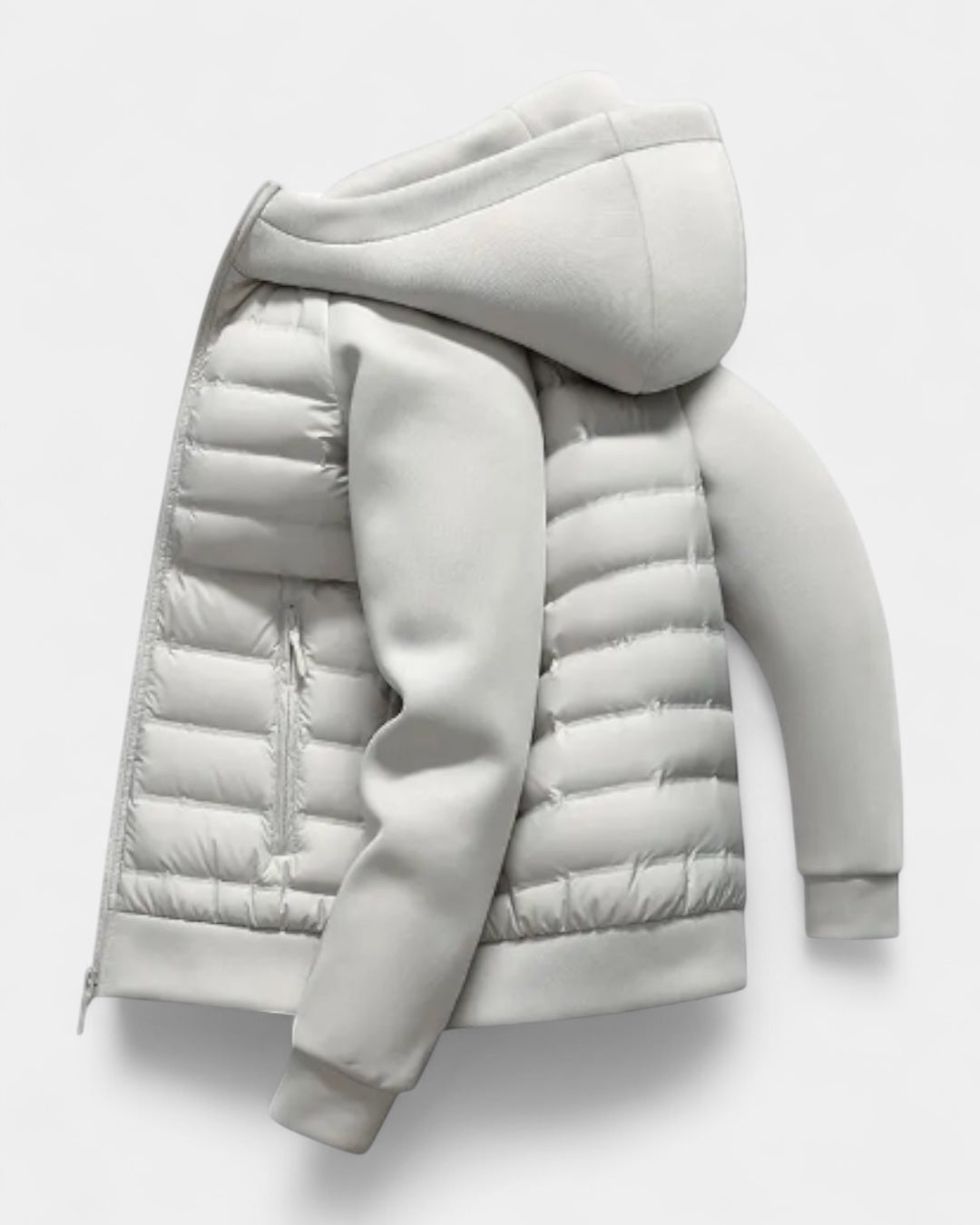 Men's Hooded Quilted Jacket | Hybrid