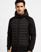 Men's Hooded Quilted Jacket | Hybrid