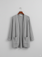 Women's Ribbed Open Front Cardigan | Winter