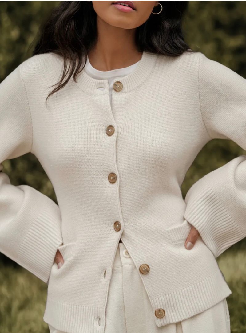 Women's Warm Button Down Cardigan | Knitted