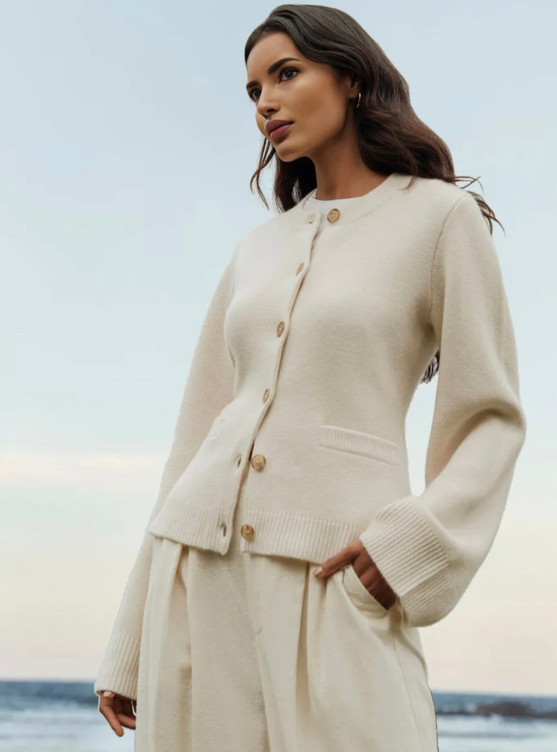 Women's Warm Button Down Cardigan | Knitted