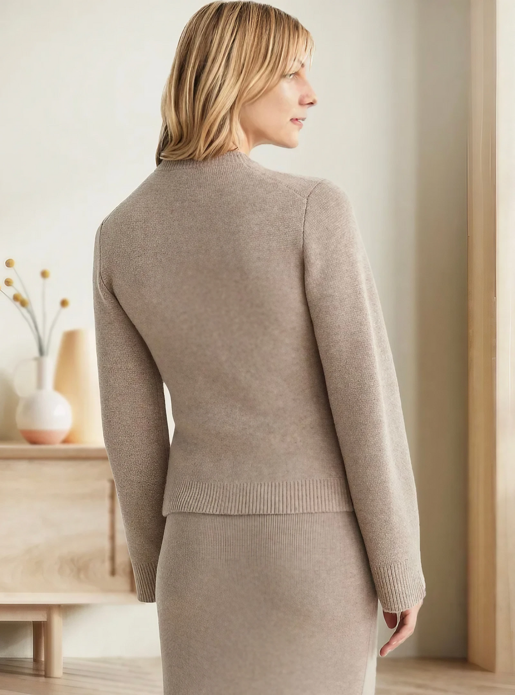 Women's Warm Button Down Cardigan | Knitted