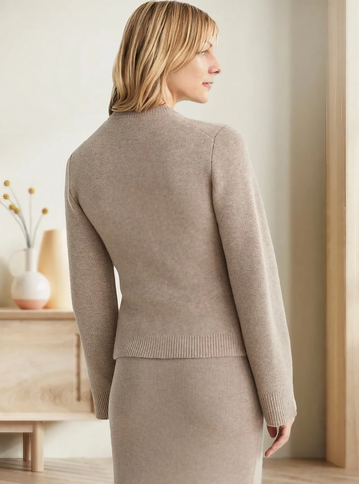 Women's Warm Button Down Cardigan | Knitted