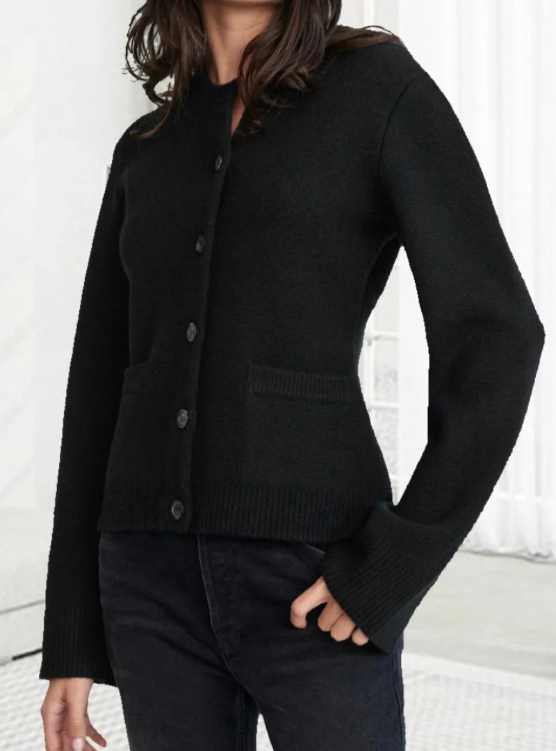 Women's Warm Button Down Cardigan | Knitted