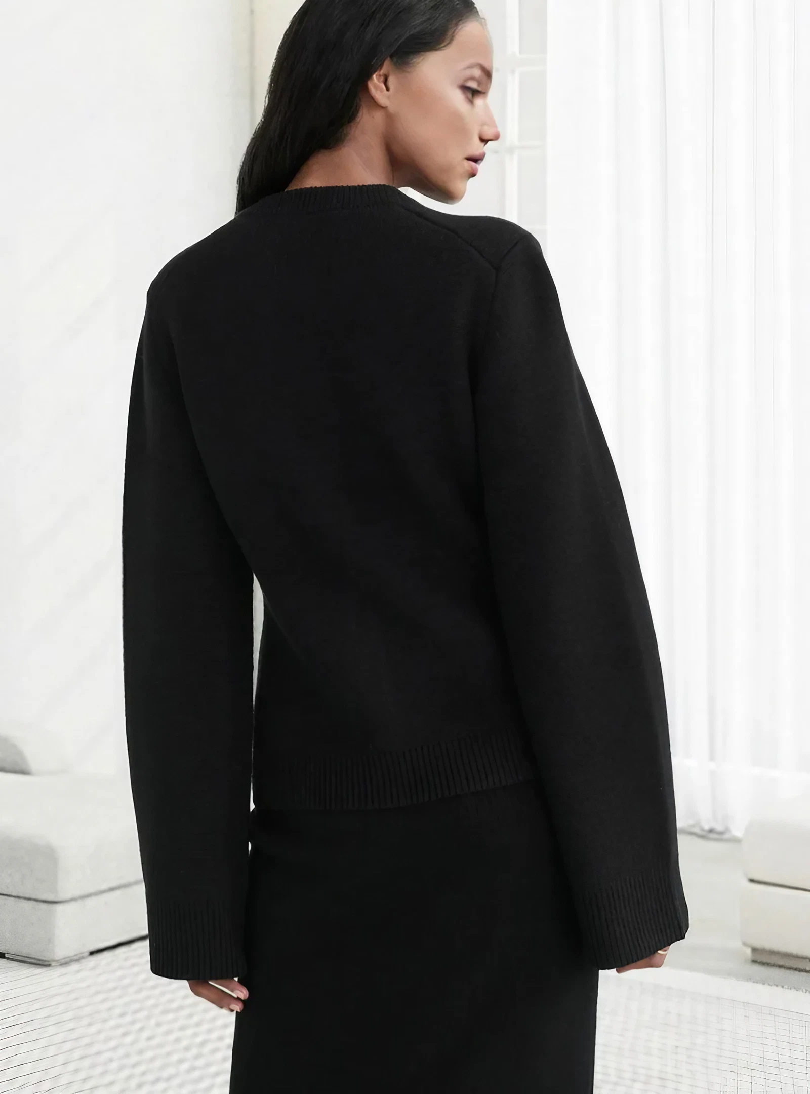 Women's Warm Button Down Cardigan | Knitted