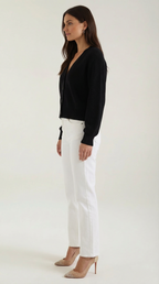 Women's Casual V-Neck Cardigan | Button Closure