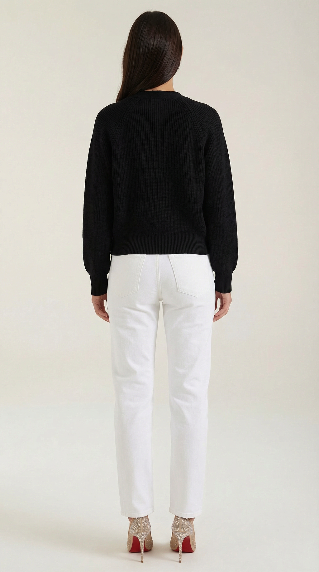 Women's Casual V-Neck Cardigan | Button Closure