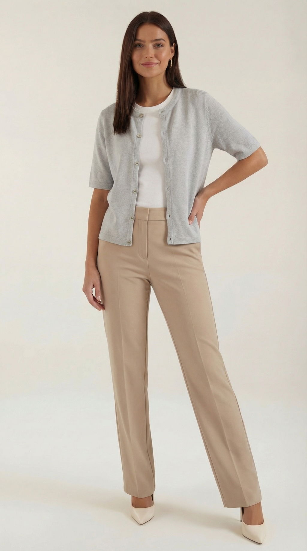 Women's Elegant Stylish Cardigan | Short-Sleeves