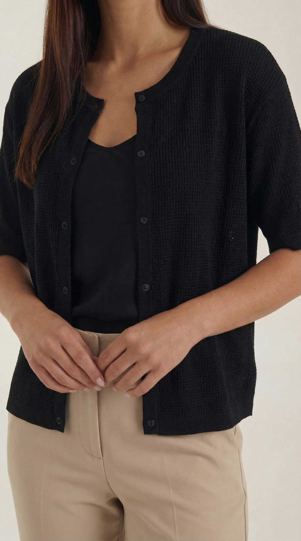 Women's Elegant Stylish Cardigan | Short-Sleeves