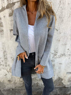 Women's Zip Longline Cardigan | Hooded