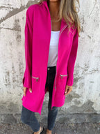 Women's Zip Longline Cardigan | Hooded