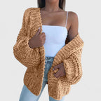 Women's Chunky Casual Cardigan | Open Front