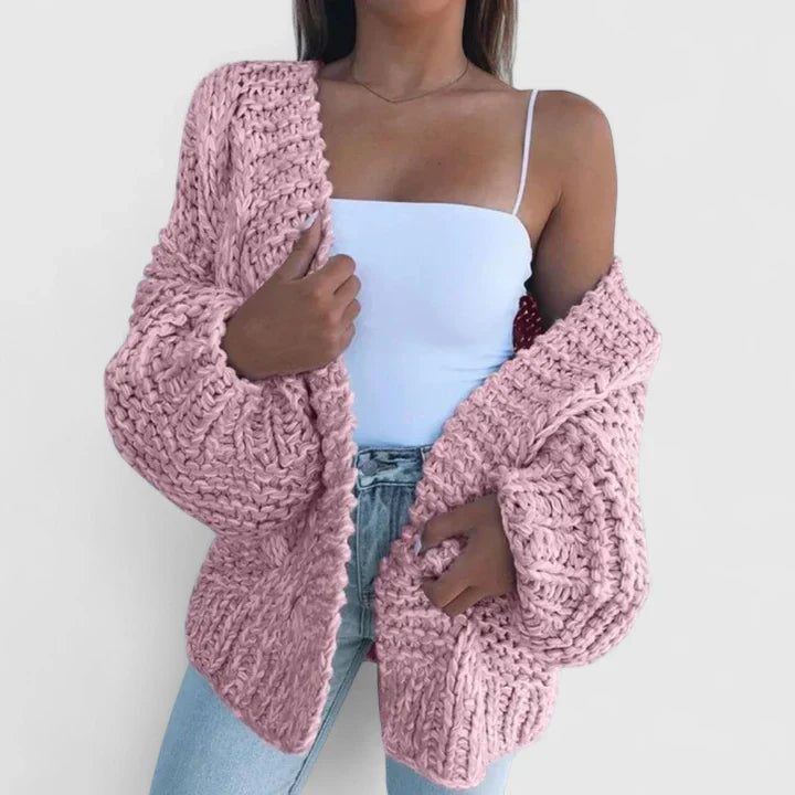 Women's Chunky Casual Cardigan | Open Front