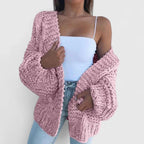 Women's Chunky Casual Cardigan | Open Front