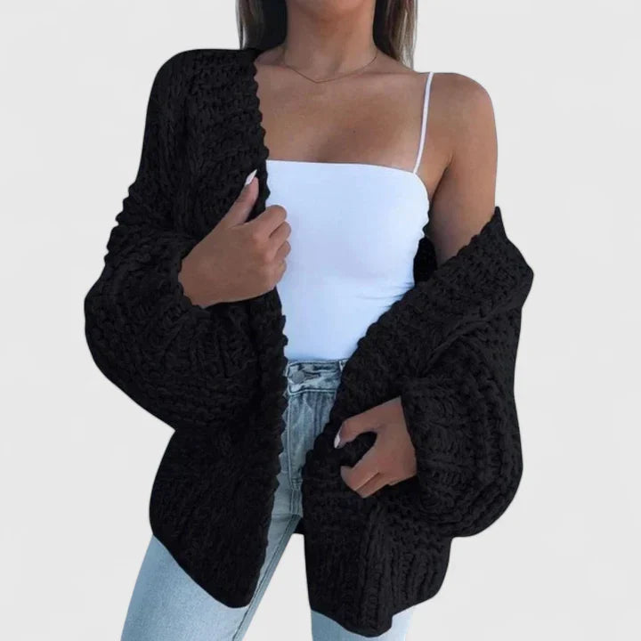 Women's Chunky Casual Cardigan | Open Front