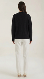 Women's Elegant Button Knit Cardigan | Oversized