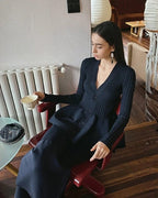 Women’s Button-Front V-Neck Cardigan | Peplum