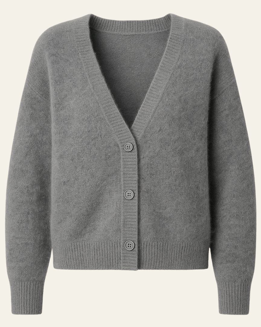 Women's Button Down Warm Cardigan | V-Neck