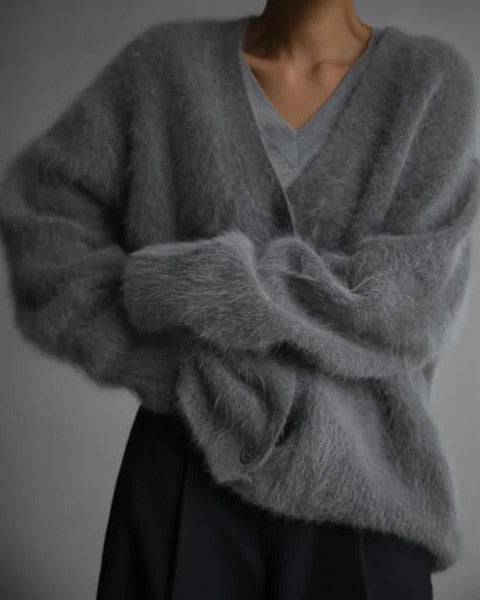 Women's Button Down Warm Cardigan | V-Neck