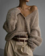 Women's Button Down Warm Cardigan | V-Neck