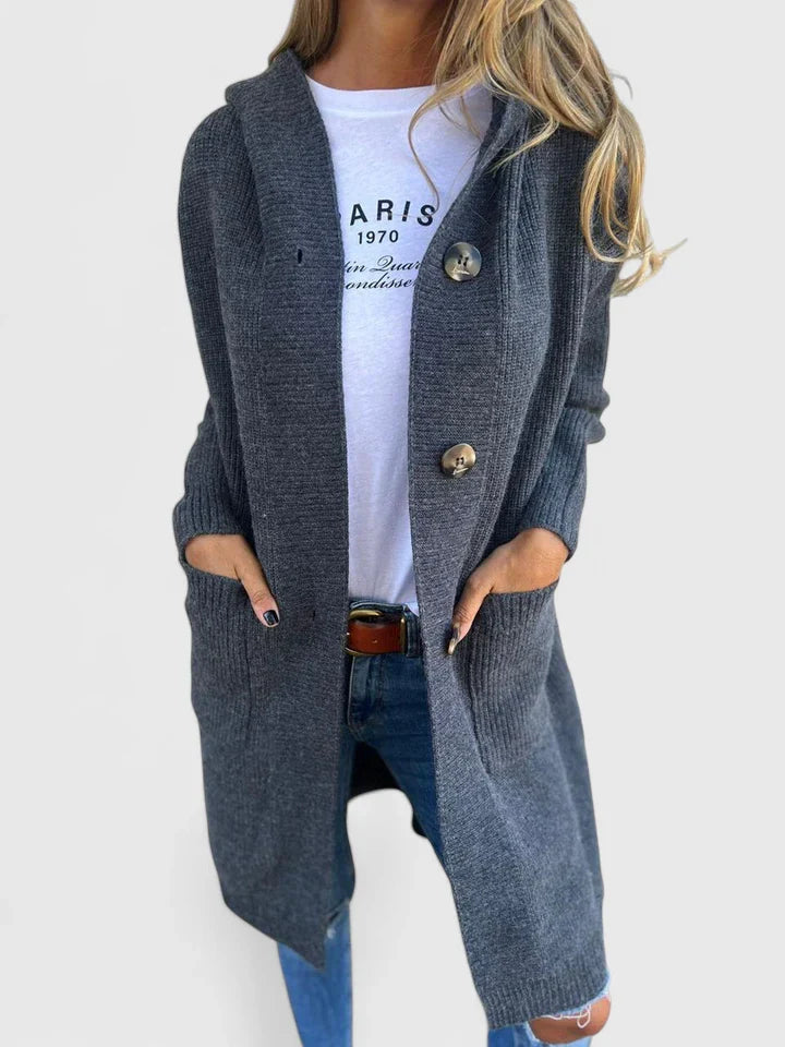 Women's Hooded Long Cardigan | Winter