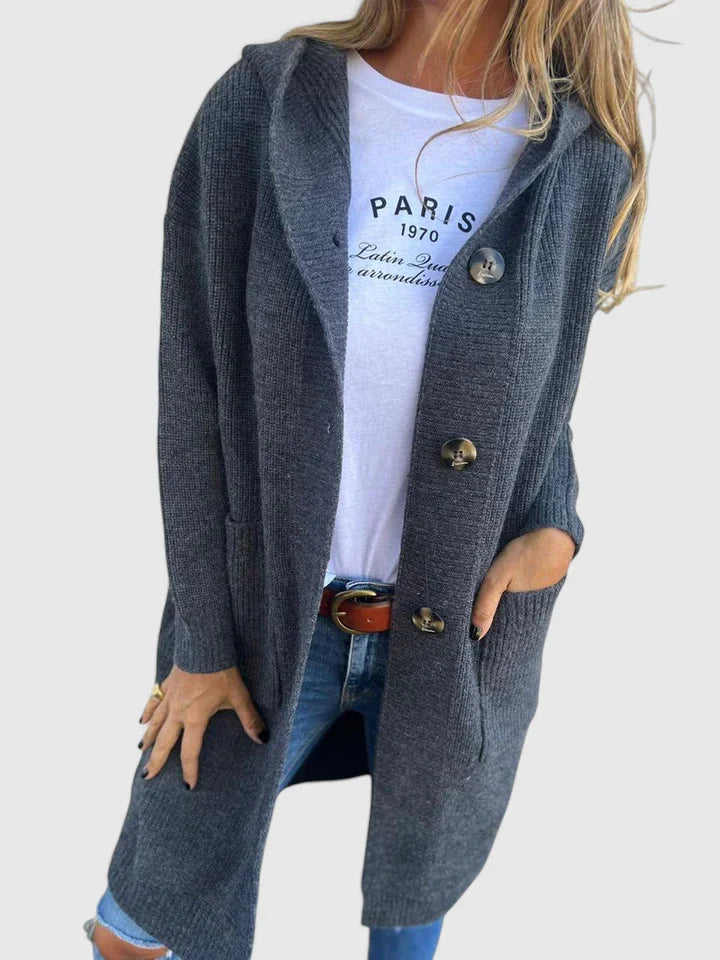 Women's Hooded Long Cardigan | Winter