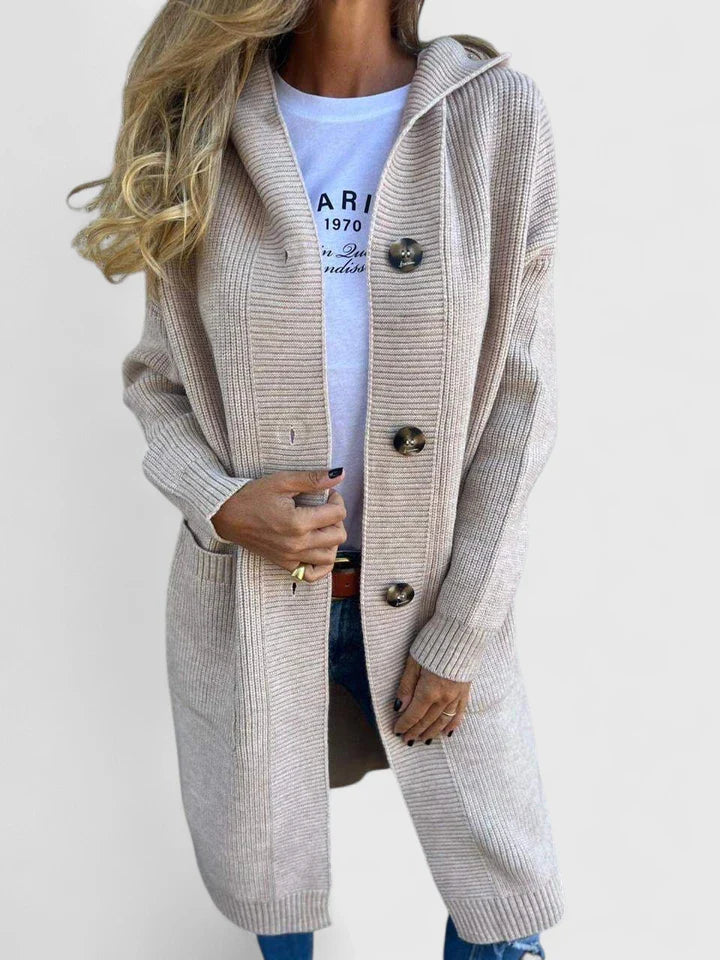 Women's Hooded Long Cardigan | Winter
